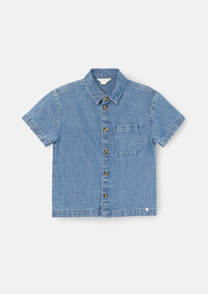 Max Jacquard Denim Shirt