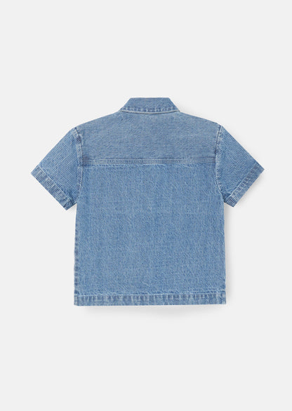 Max Jacquard Denim Shirt