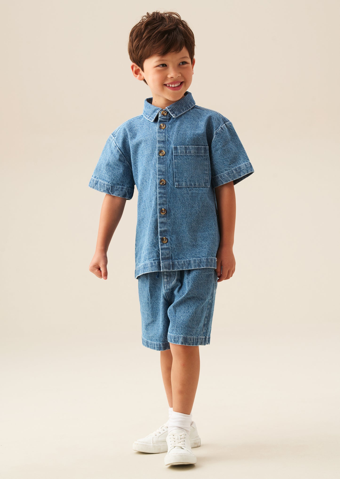 Max Jacquard Denim Shirt