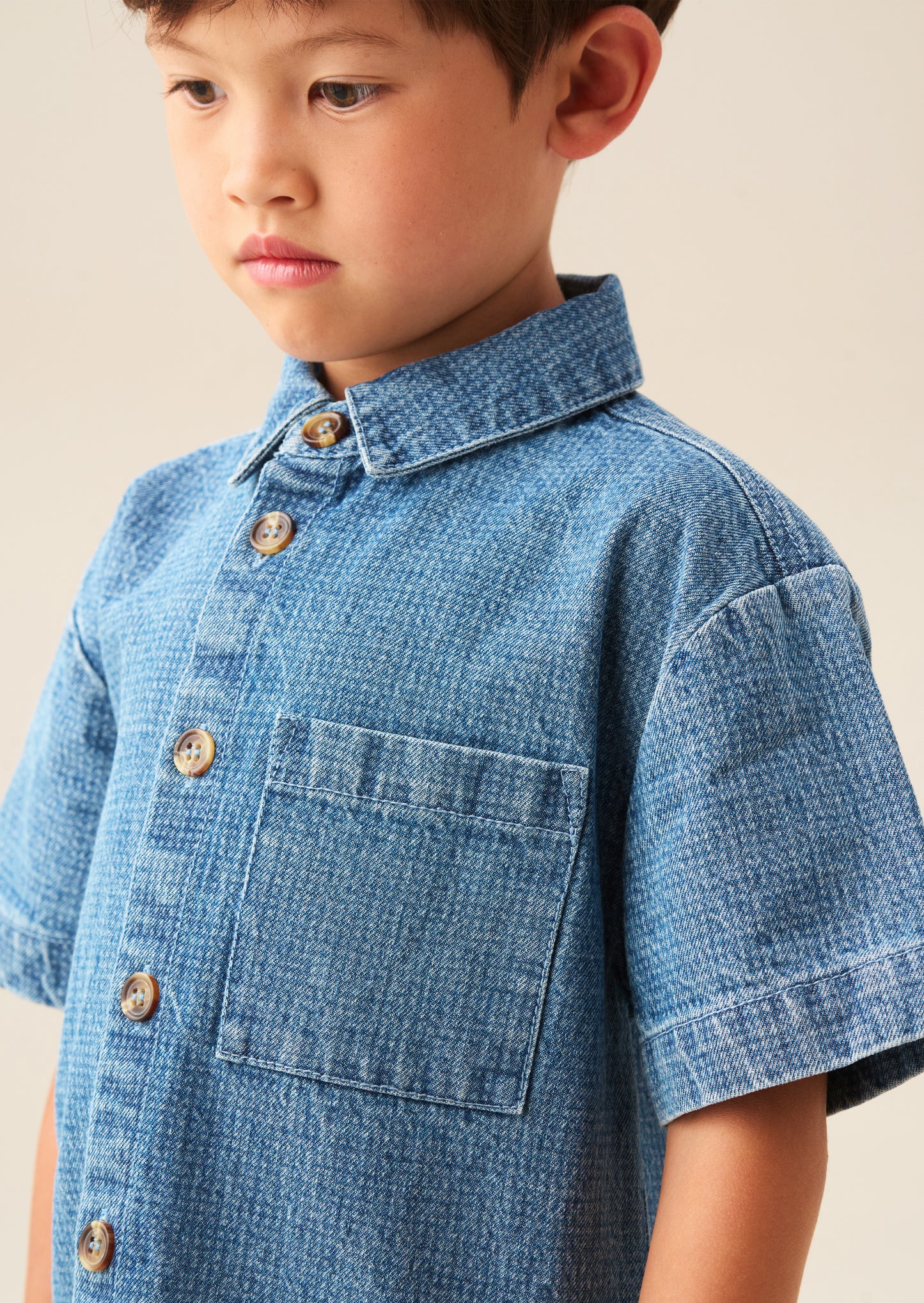 Max Jacquard Denim Shirt