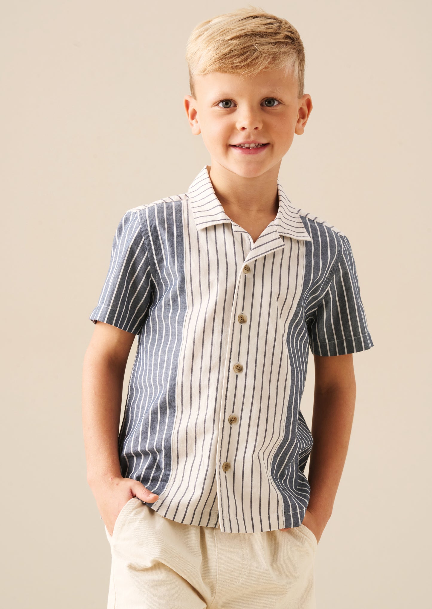 Beau Cut And Sew Shirt