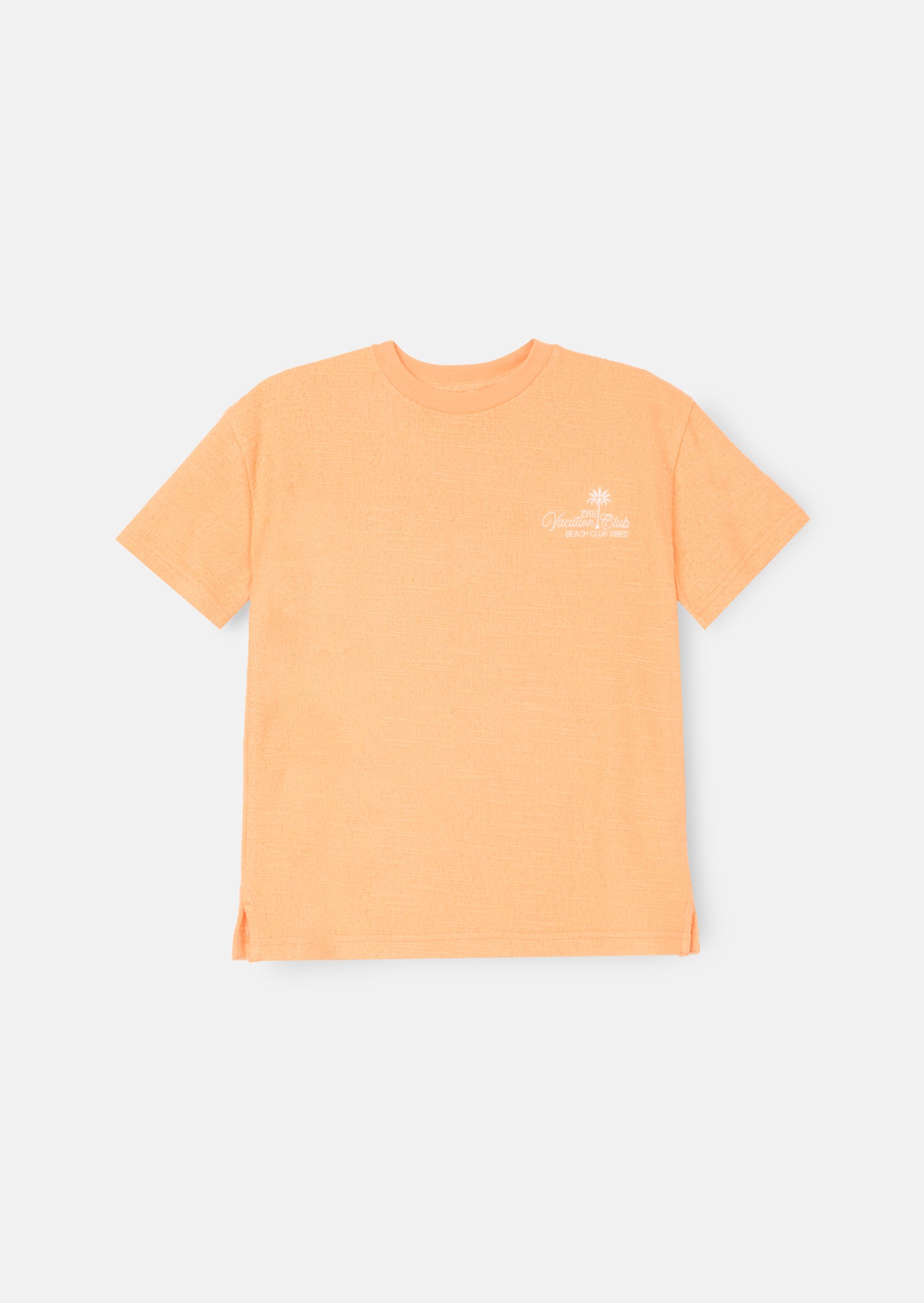 Parker Orange Textured T Shirt