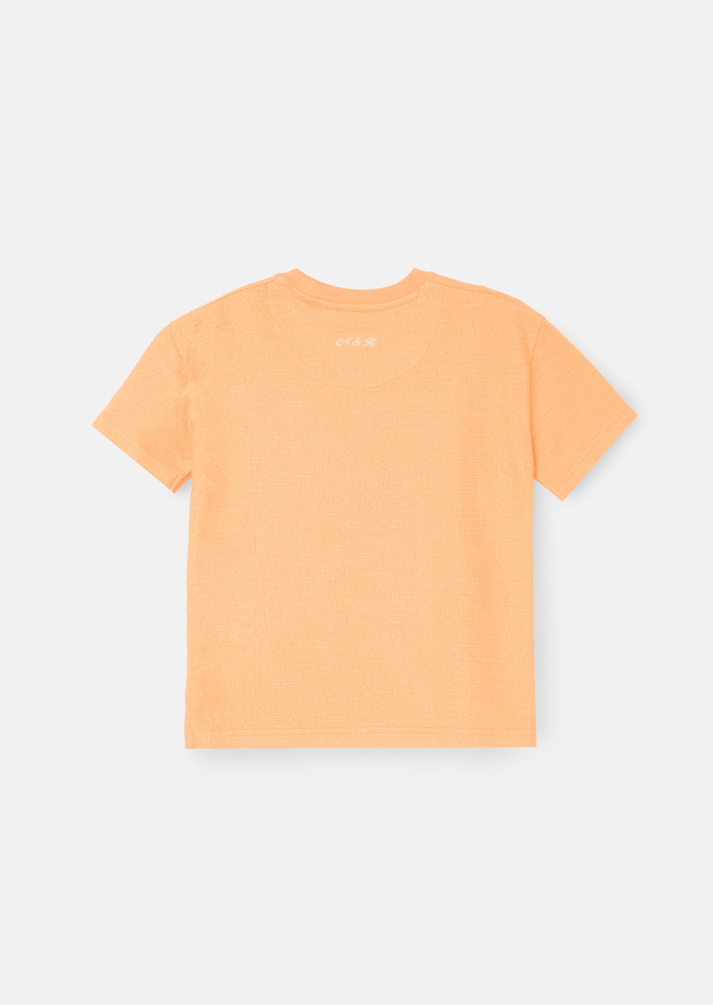 Parker Orange Textured T Shirt