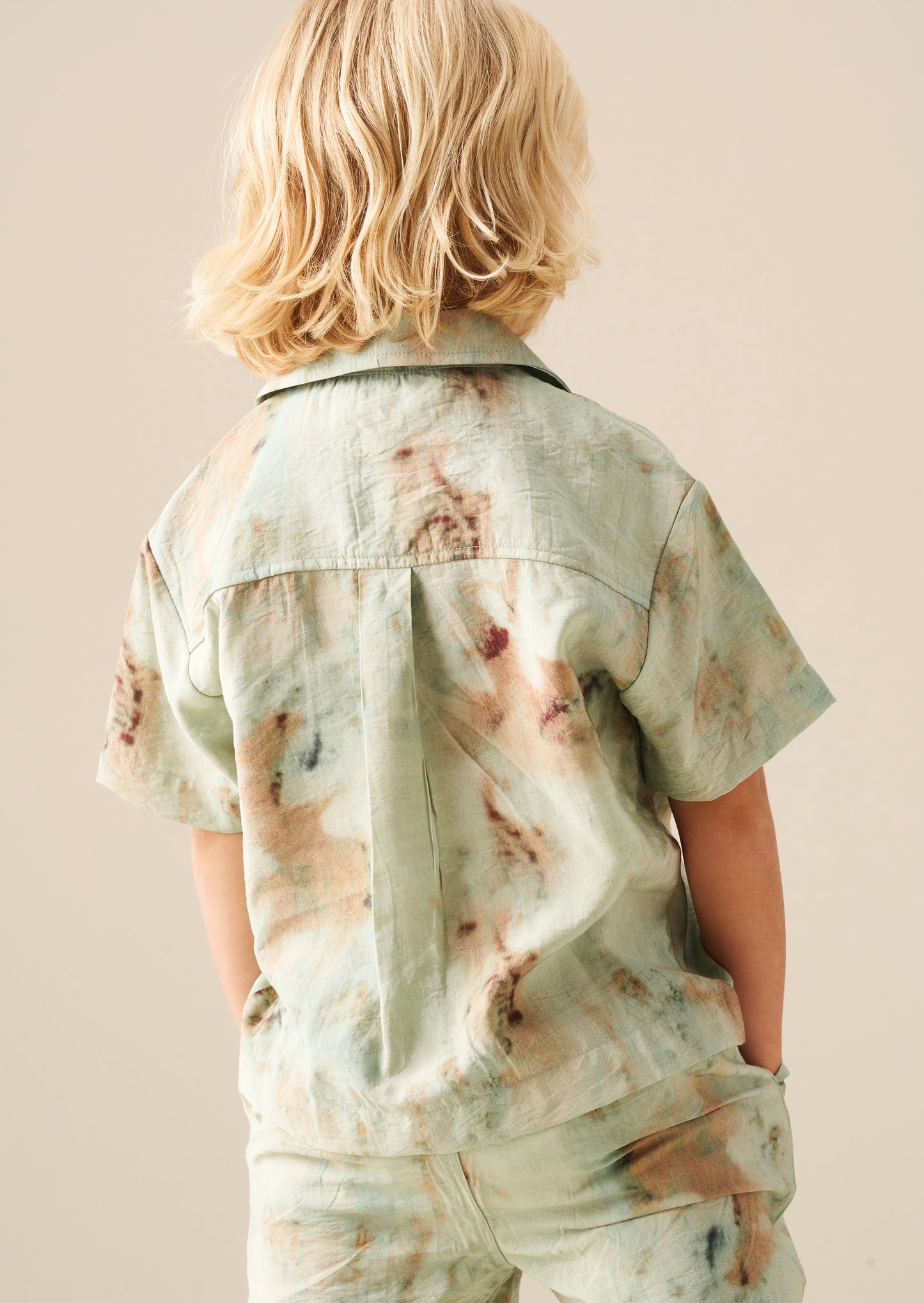 Teddy Tie Dye Print Shirt