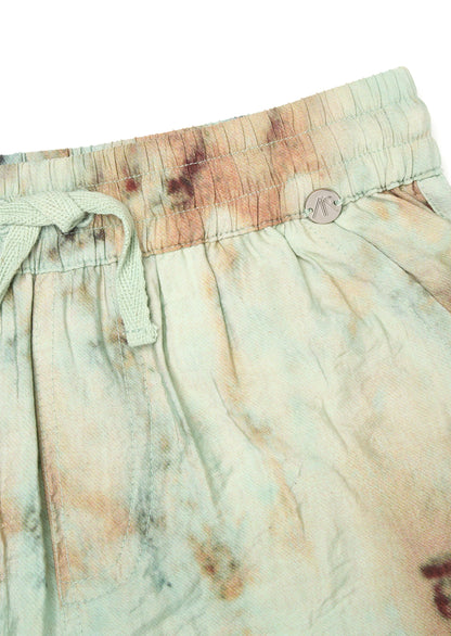 Teddy Tie Dye Print Short