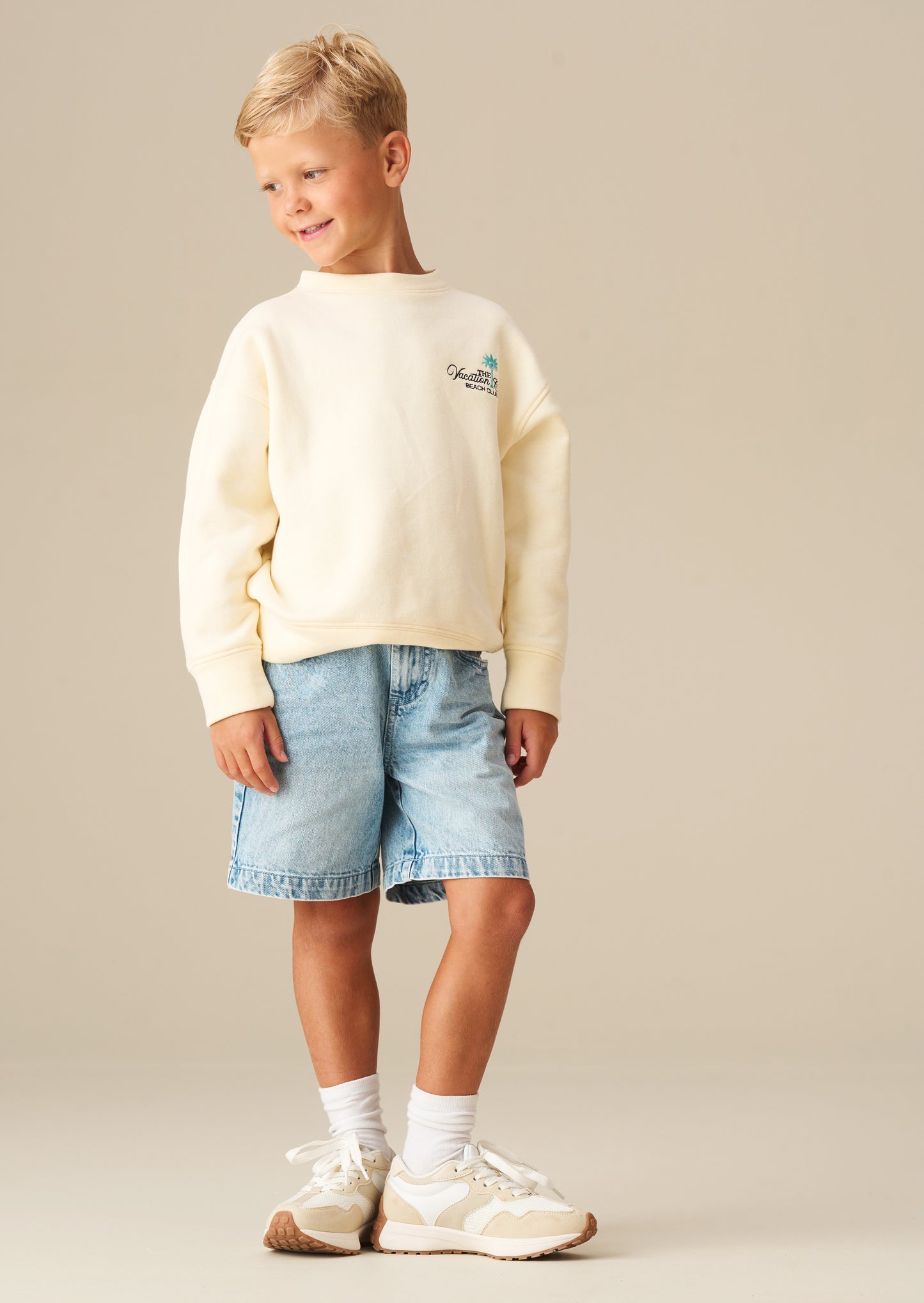 Austin Long Line Wide Denim Short