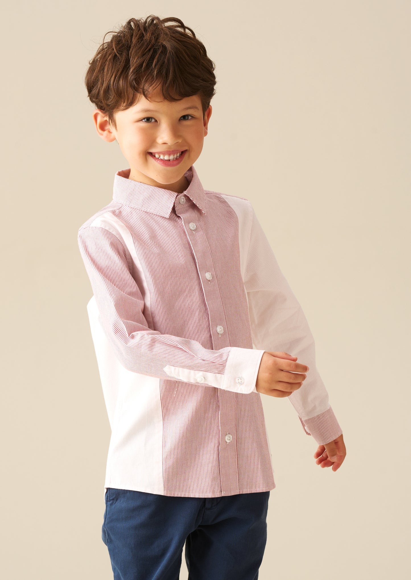 Chase Cut & Sew Pastel LS T Shirt