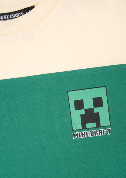 Minecraft Oversized Varsity Tee