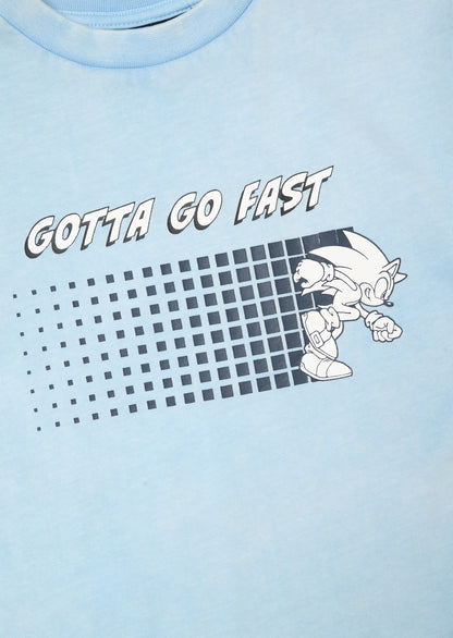 Sonic Oversized Washed Tee