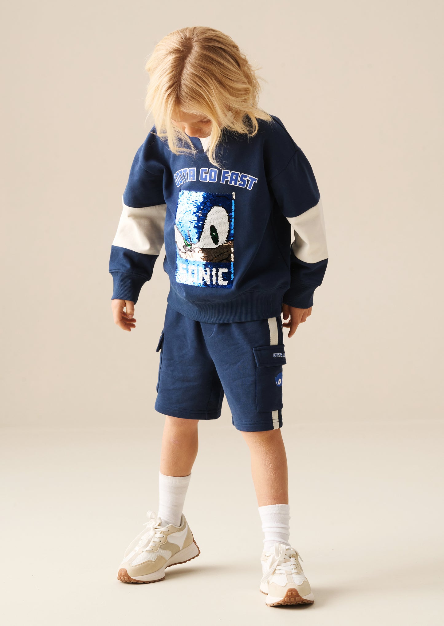 Sonic Side Stripe Shorts