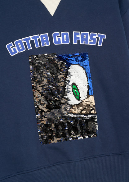 Sonic Varsity Sequin Sweatshirt