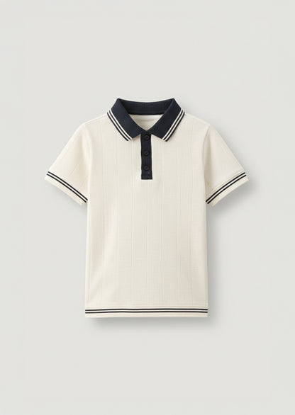 Oakley Rib Navy Contrast Polo
