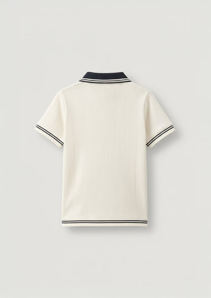 Oakley Rib Navy Contrast Polo