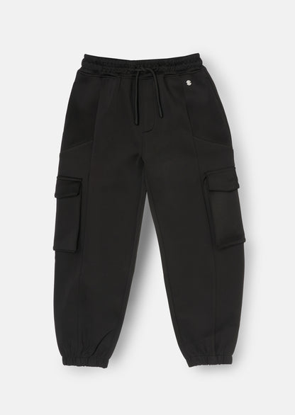 Frank Black Panelled Jogger