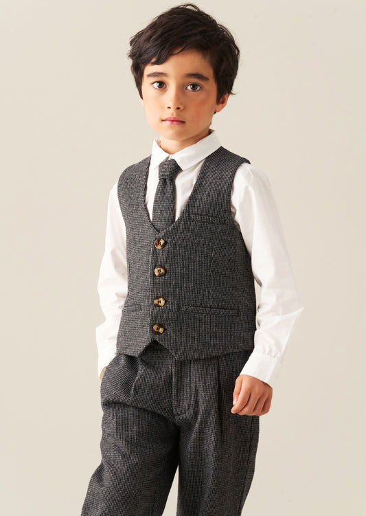 Benjamin Smart Check Waistcoat Set