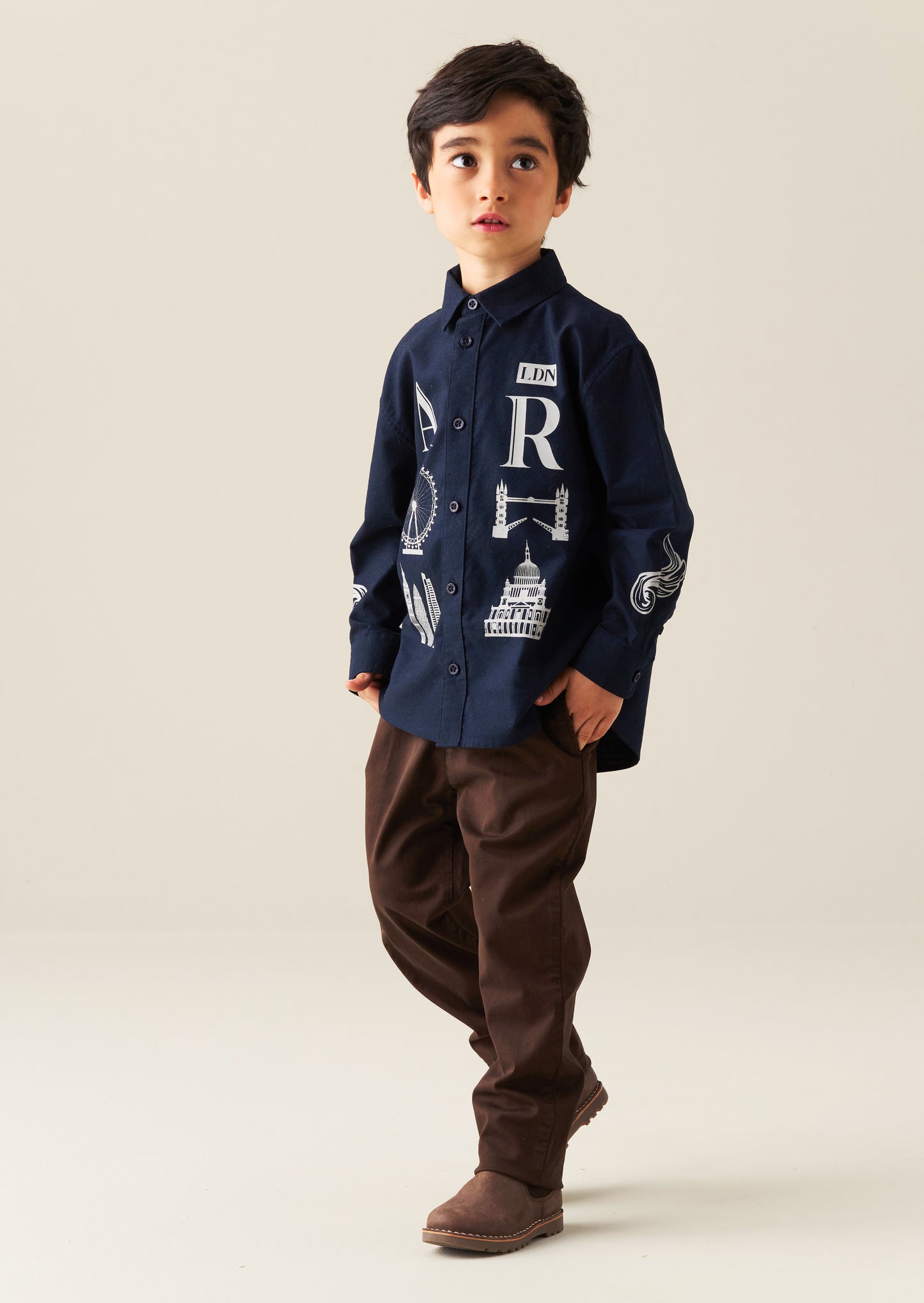 Neo Oversized City Print Shirt