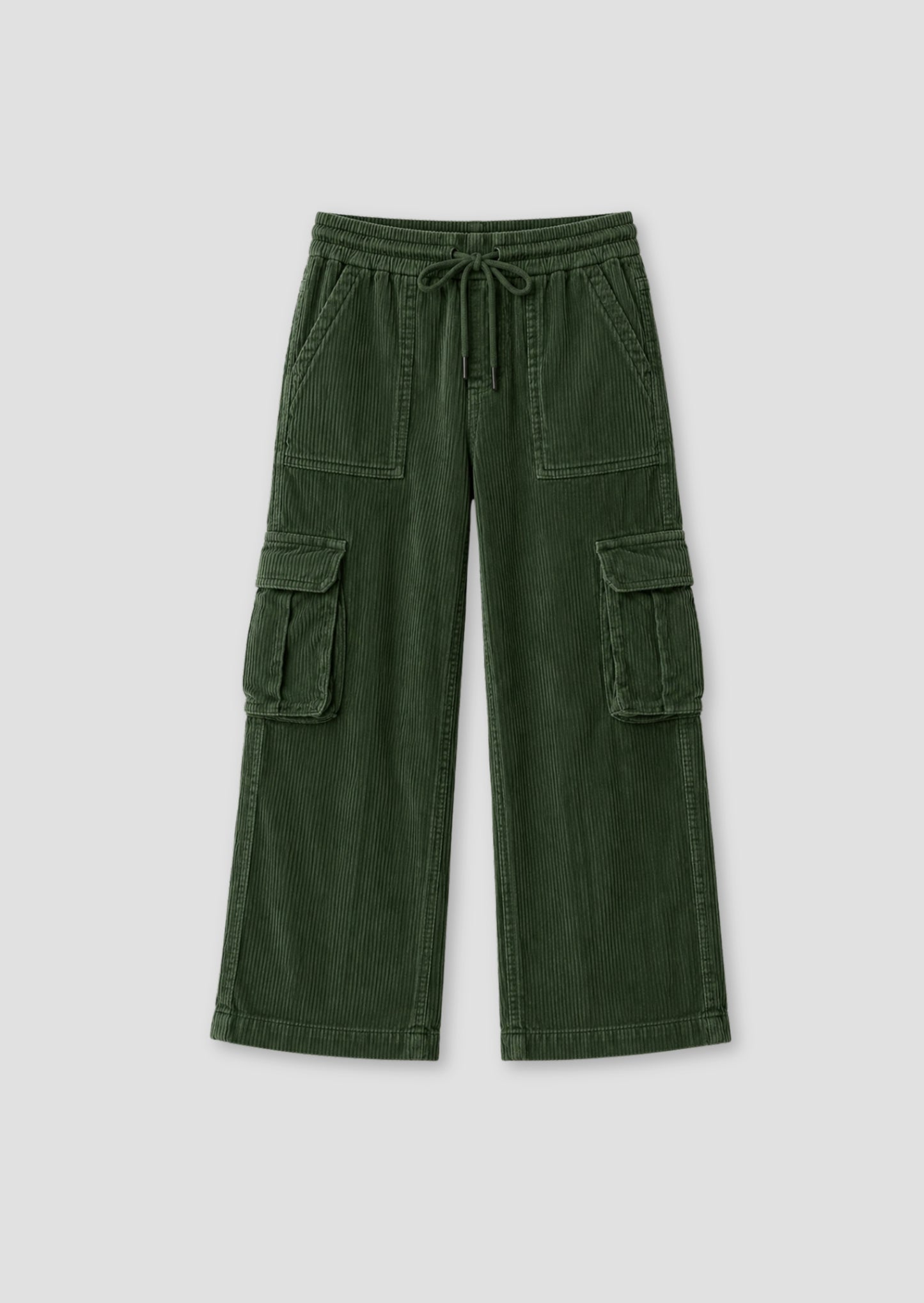 Luke Washed Cord Wide Leg Jogger