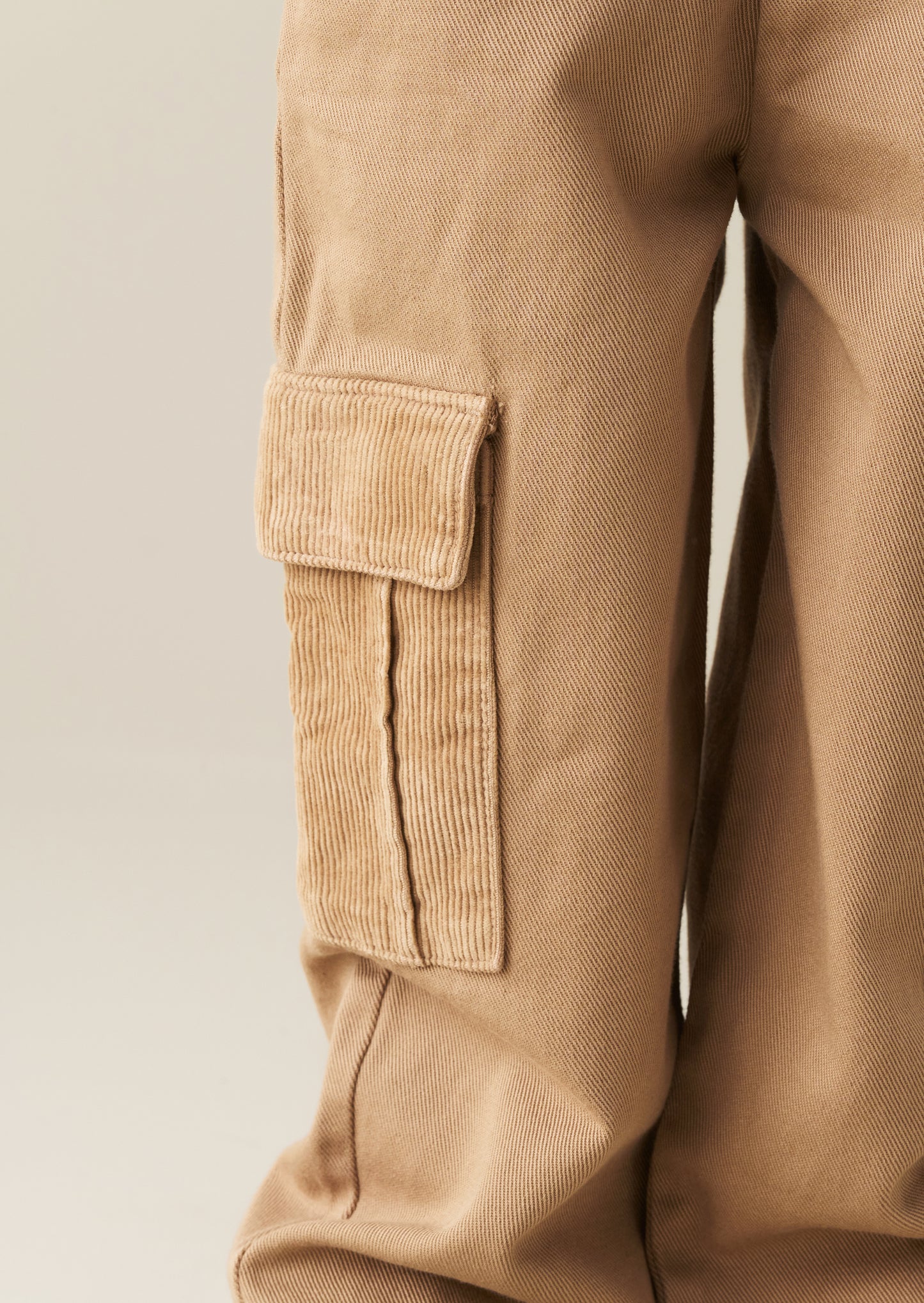 Hudson Contrast Cord Pocket Cargo Trouser