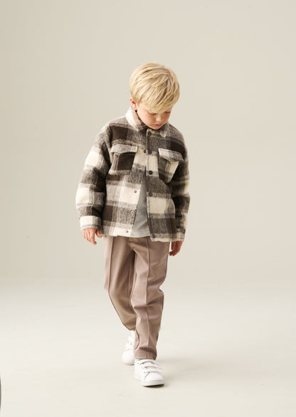 Odin Brushed Check Fleece Lined Jacket