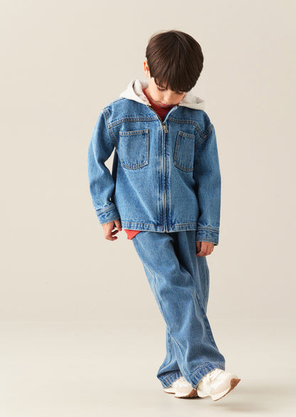 Sid Hooded Denim Jacket