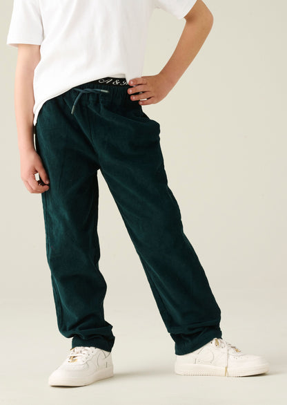 Luke Double Waistband Cord Trouser