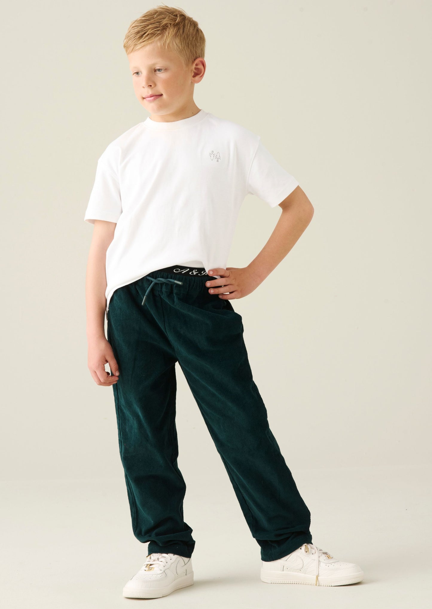 Luke Double Waistband Cord Trouser