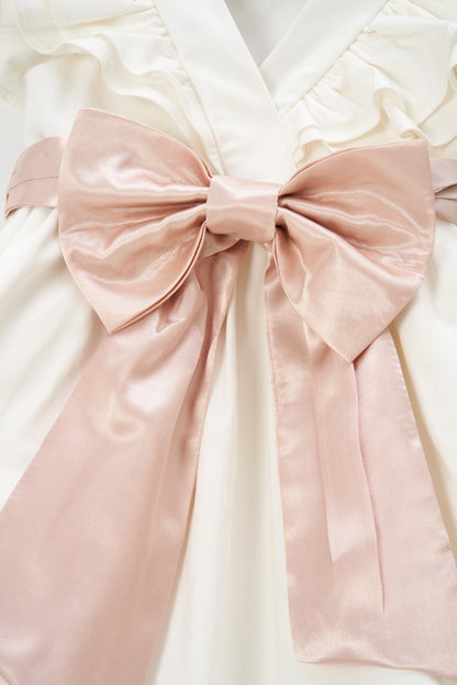 Sylvie Sateen Sash Dress