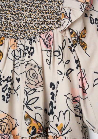 Lyra Baby Butterfly Print Dress