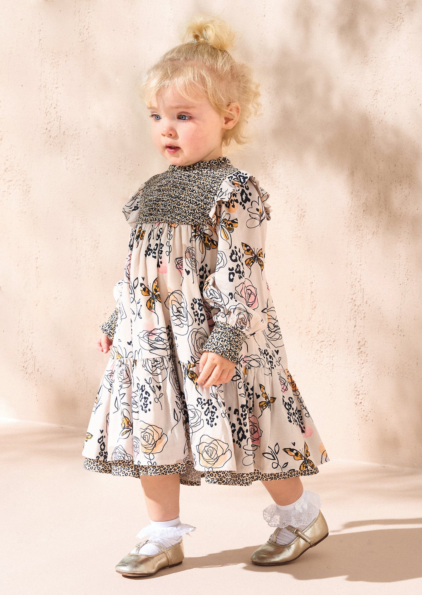 Lyra Baby Butterfly Print Dress