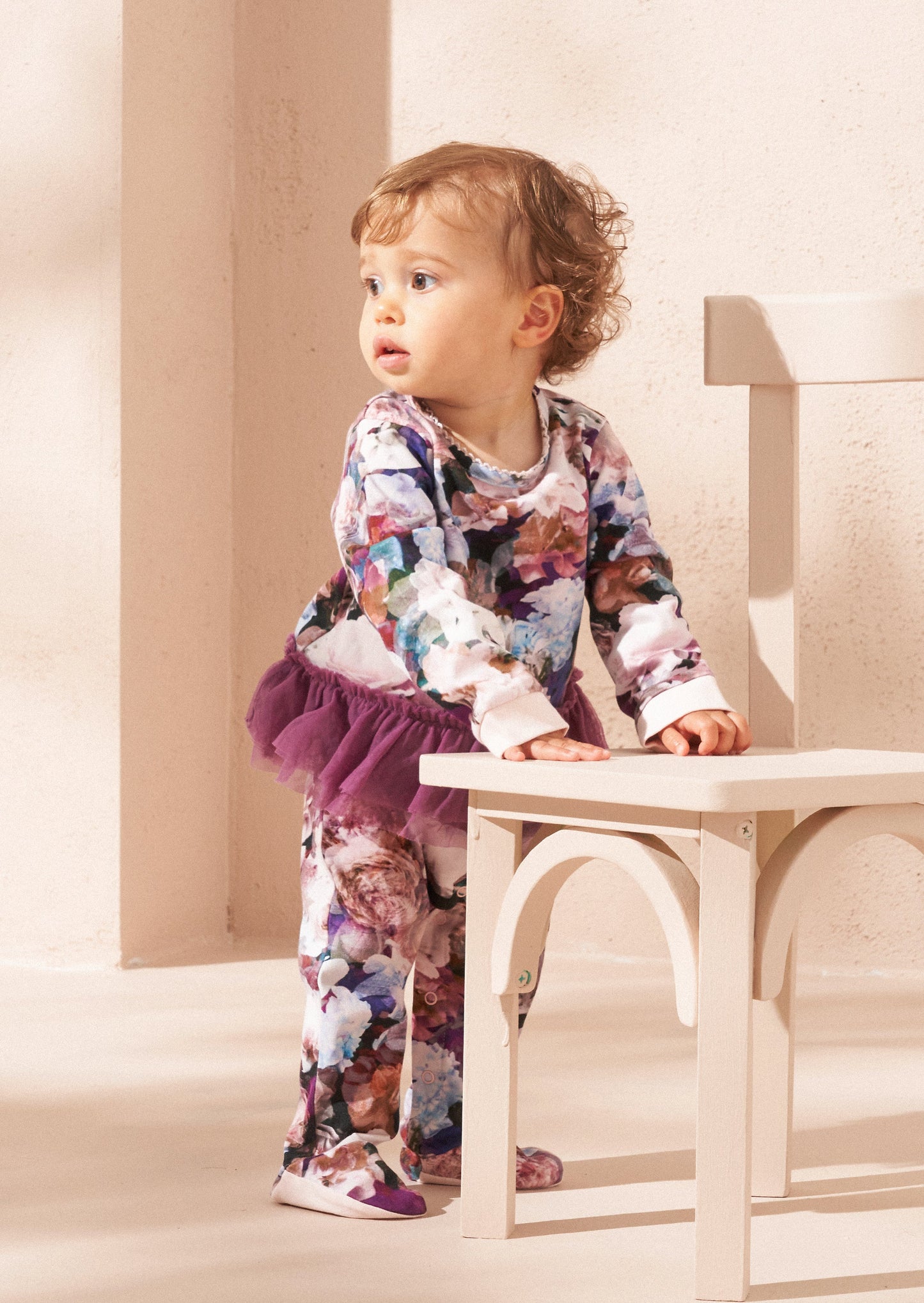 Fleur Multi Floral Tutu Babygrow and Headband
