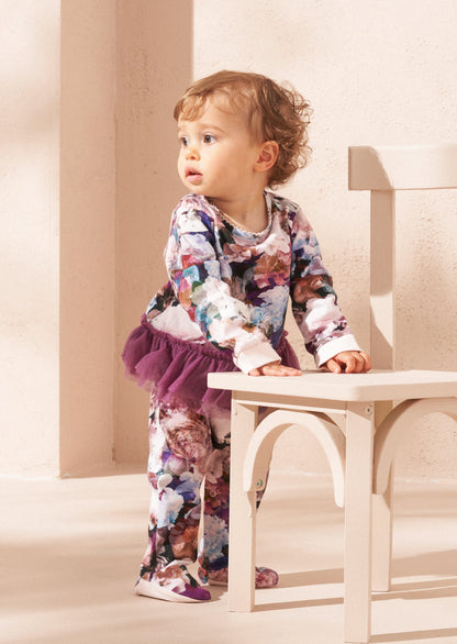 Fleur Multi Floral Tutu Babygrow and Headband