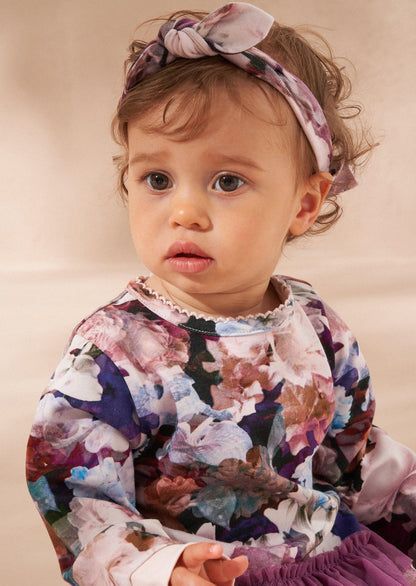 Fleur Multi Floral Tutu Babygrow and Headband
