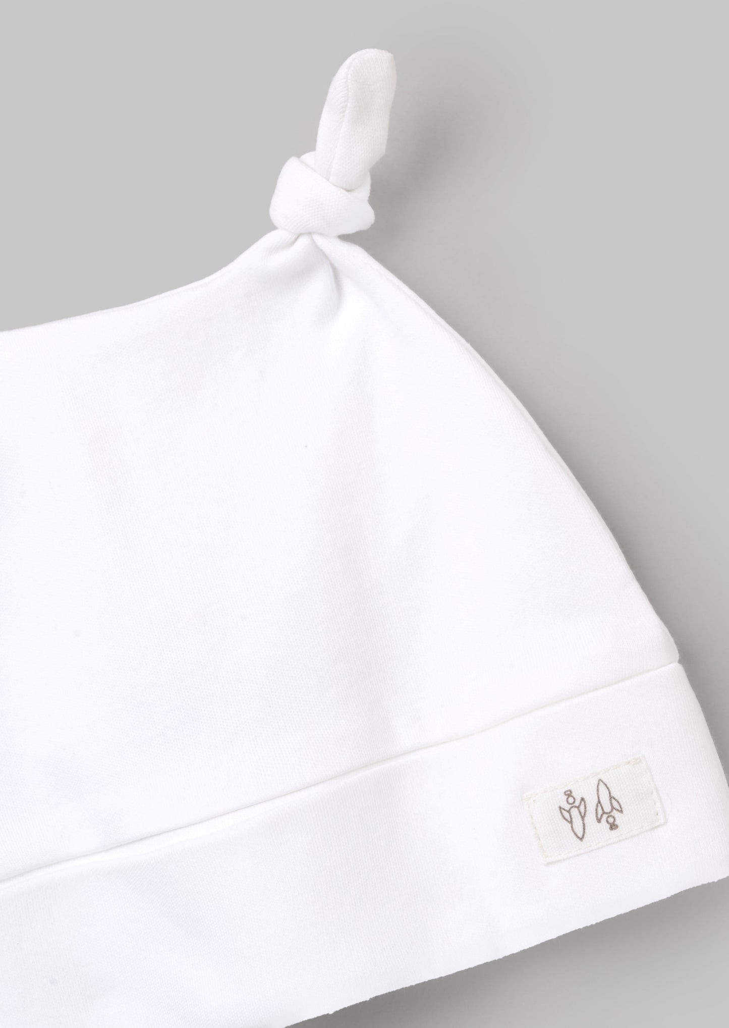 Marcel White Organic Cotton Babygrow