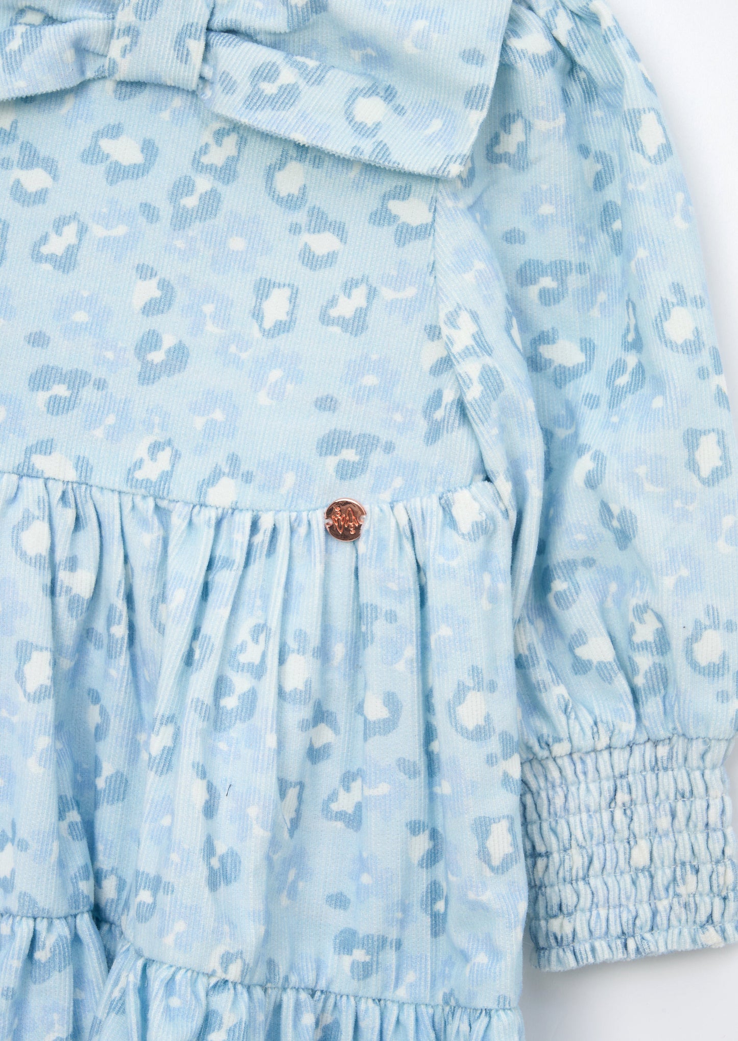 Ava Bow Collar Cord Dress