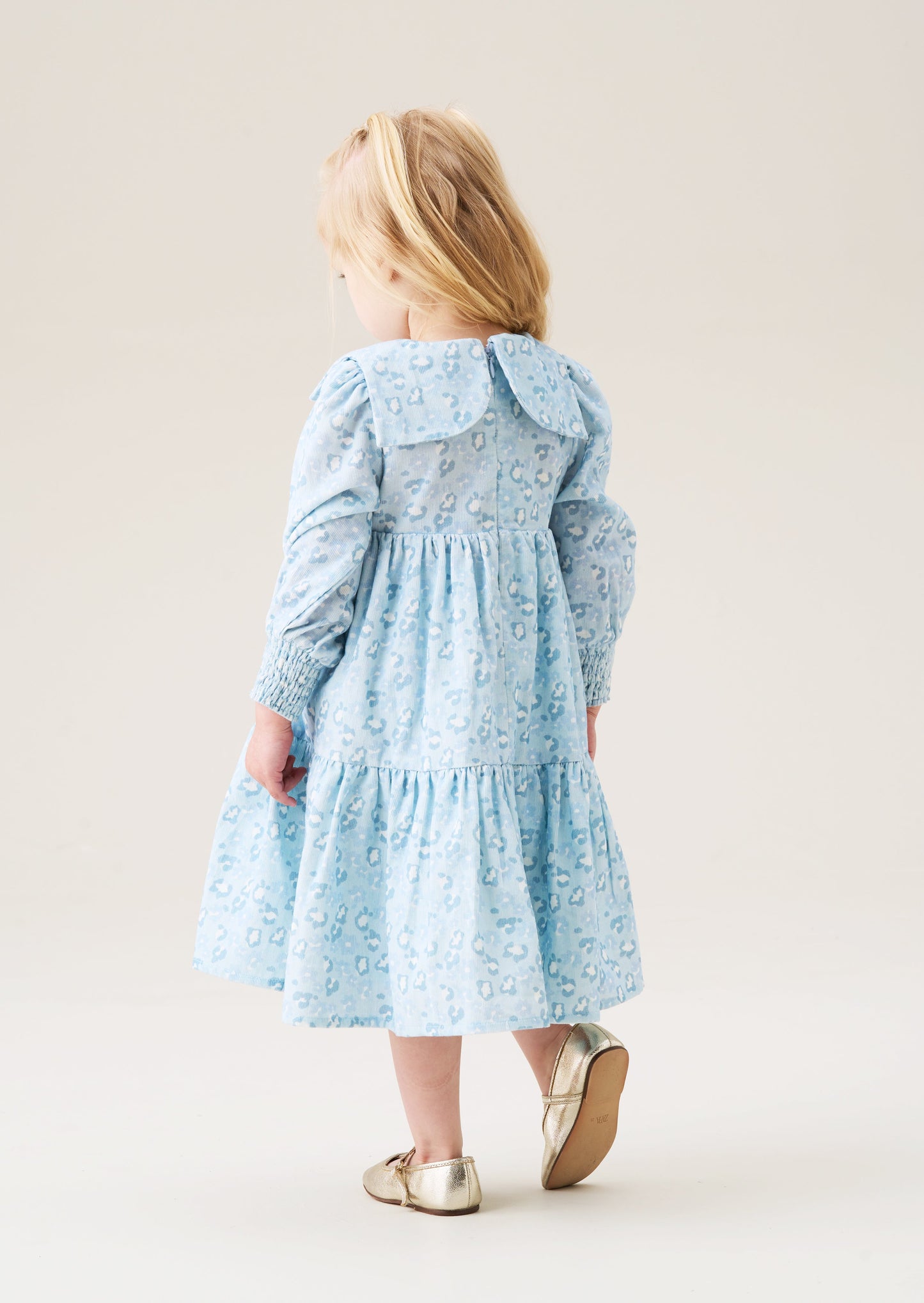 Ava Bow Collar Cord Dress