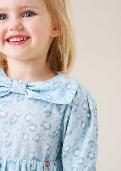 Ava Bow Collar Cord Dress