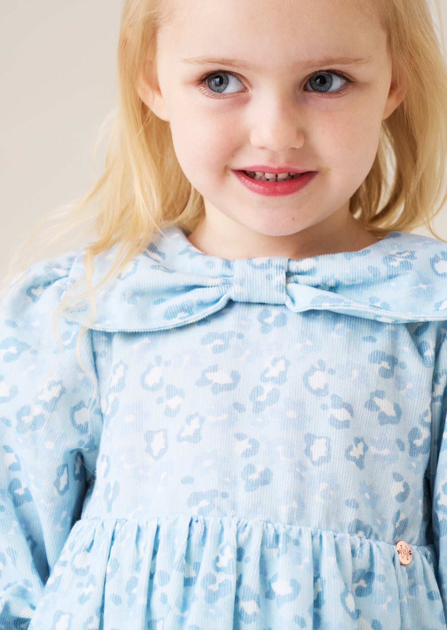 Ava Bow Collar Cord Dress