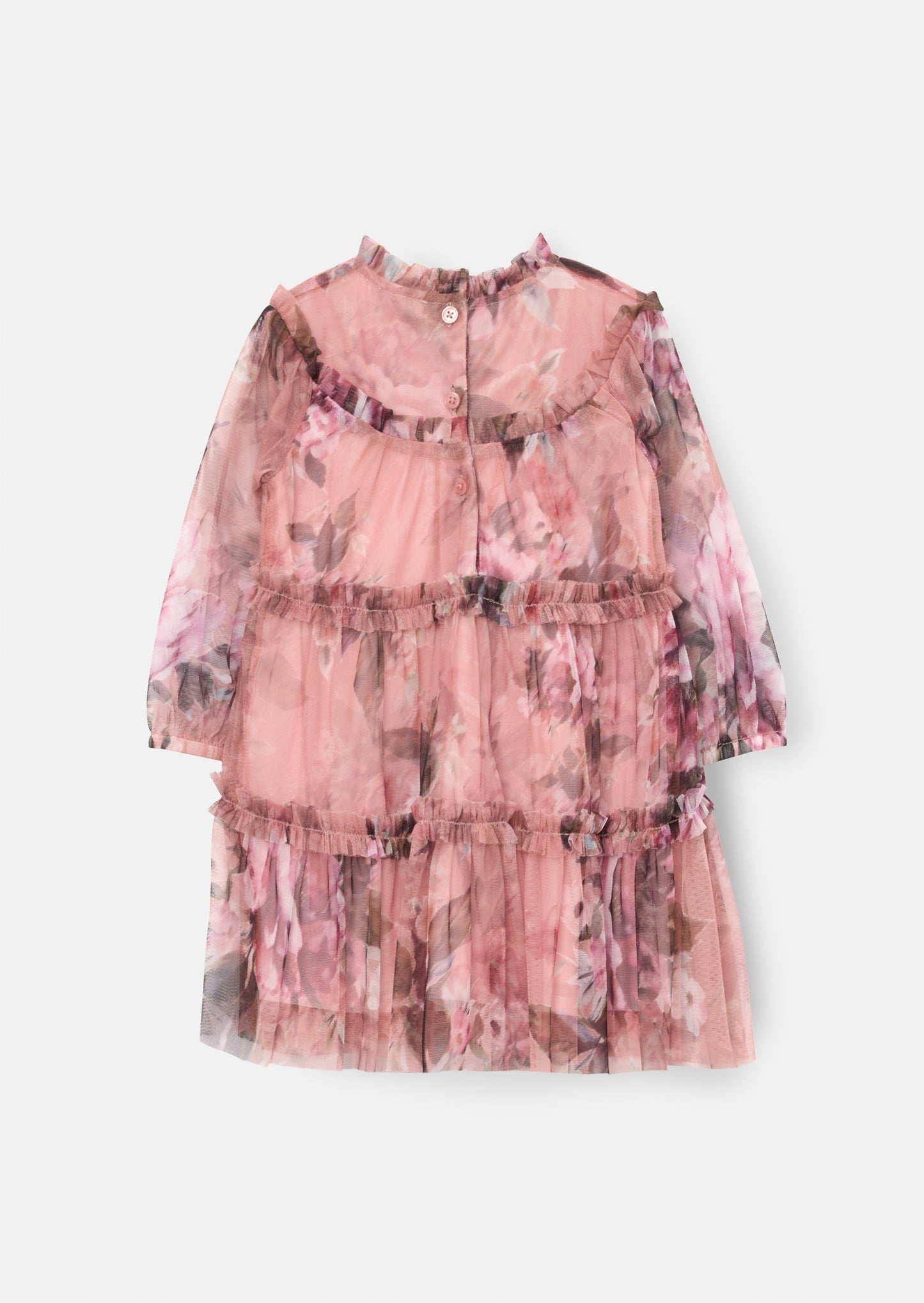 Eleanor Floral Print Mesh Dress