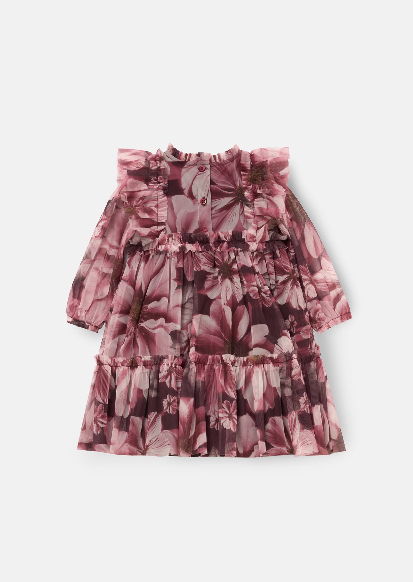 Estelle Floral Print Mesh Dress