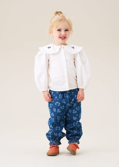 Afina Embroidered Collar Blouse