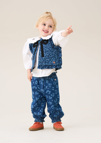 Afina Embroidered Collar Blouse