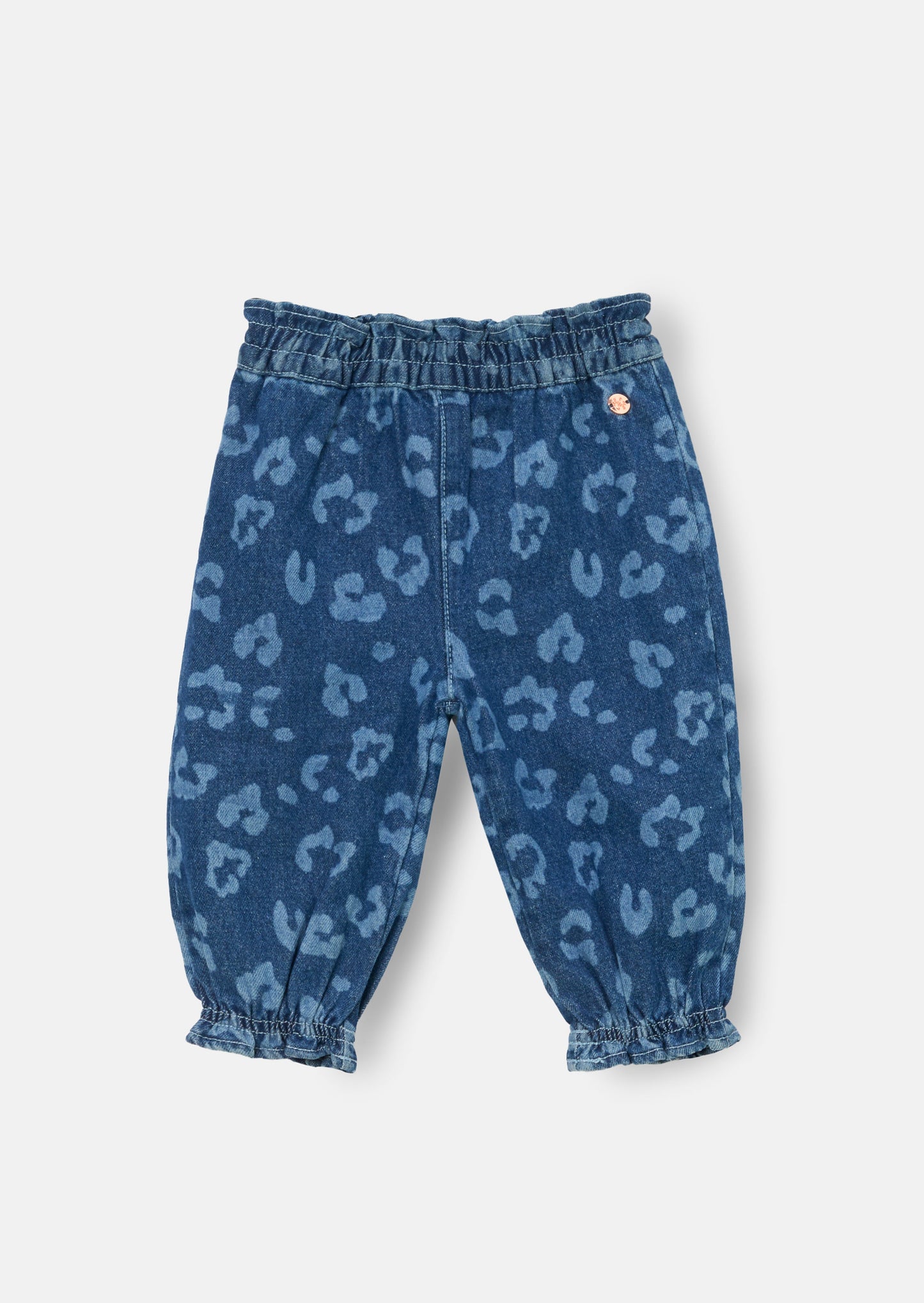 Petra Leopard Denim Trousers