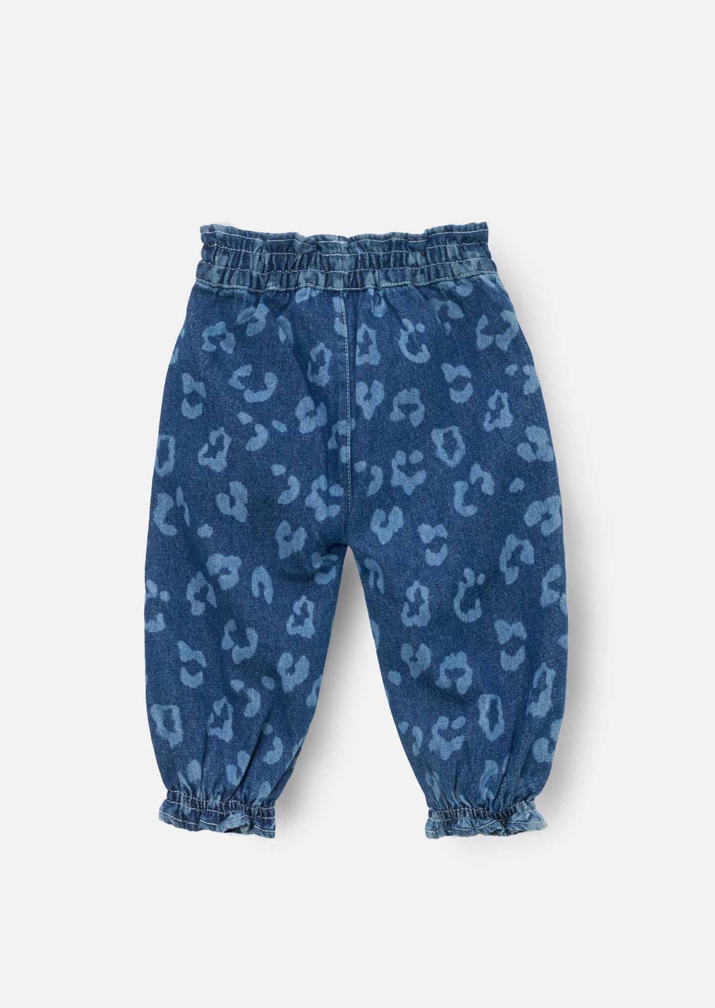 Petra Leopard Denim Trousers