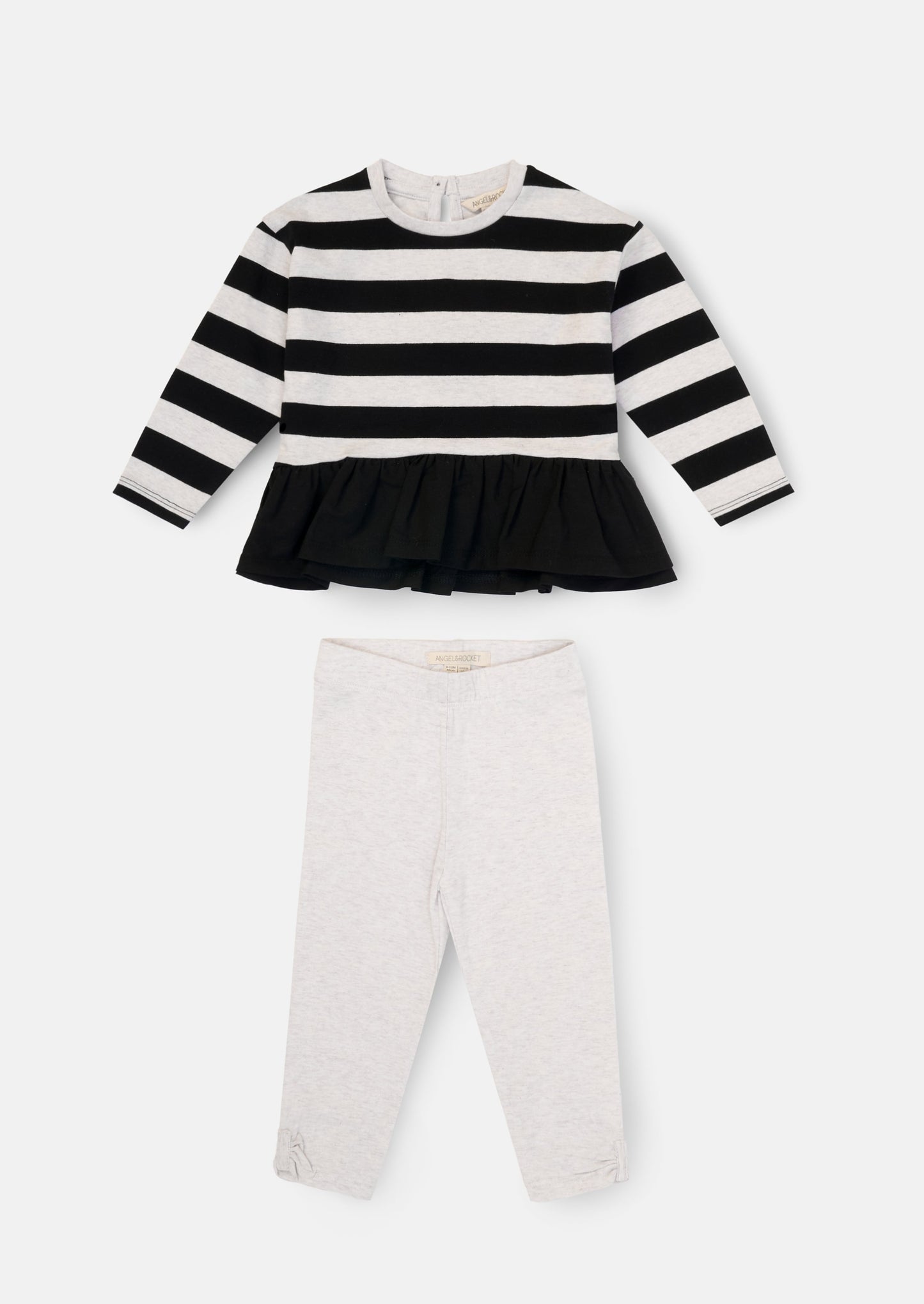 Marley Stripe Jersey Top And Spot Legging