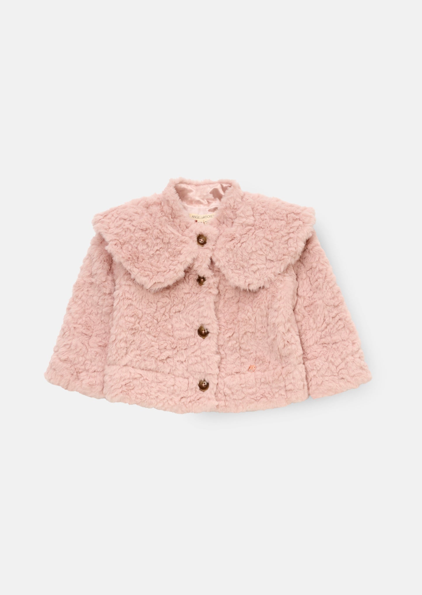 Cecile Faux Fur Cape Collar Coat