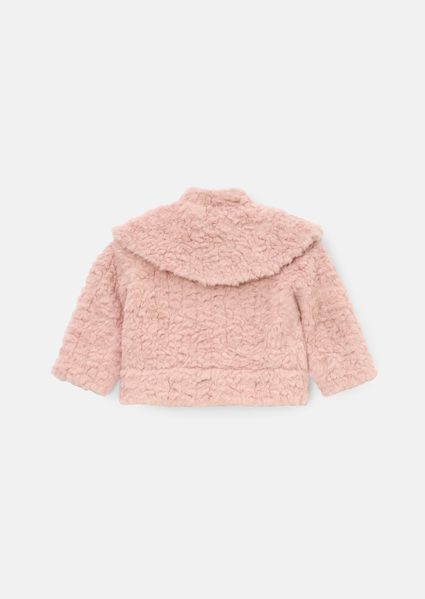 Cecile Faux Fur Cape Collar Coat