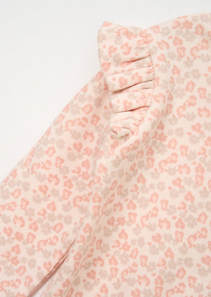 Arabella Leopard Print Onesie With Headband