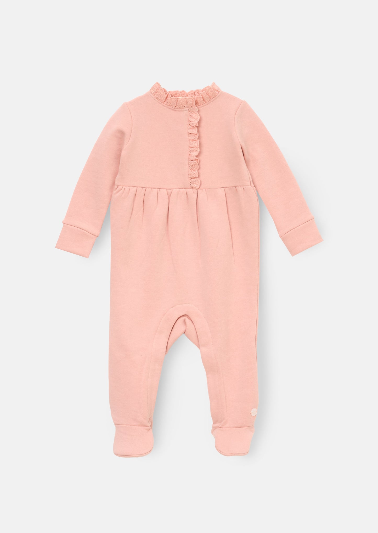 Rosa Broderie Trim Sweat Onesie
