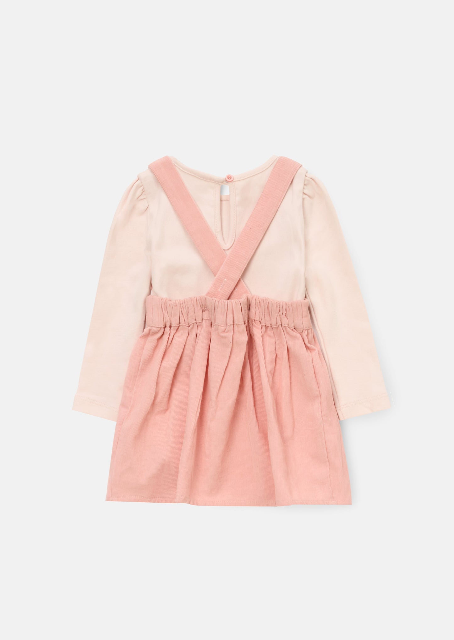 Orla Cord Pinny & Print Bodysuit