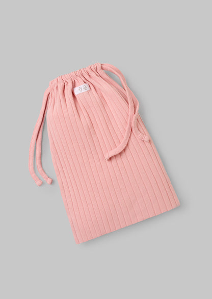 Remy Pink Organic Cotton Babygrow with Hat